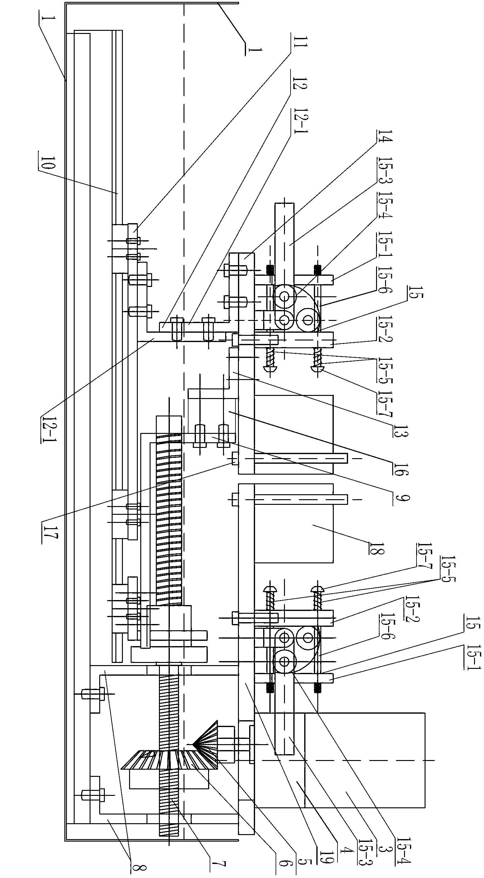 Loading device used in road seam filling material low-temperature performance test