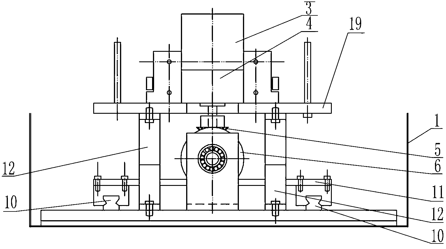 Loading device used in road seam filling material low-temperature performance test