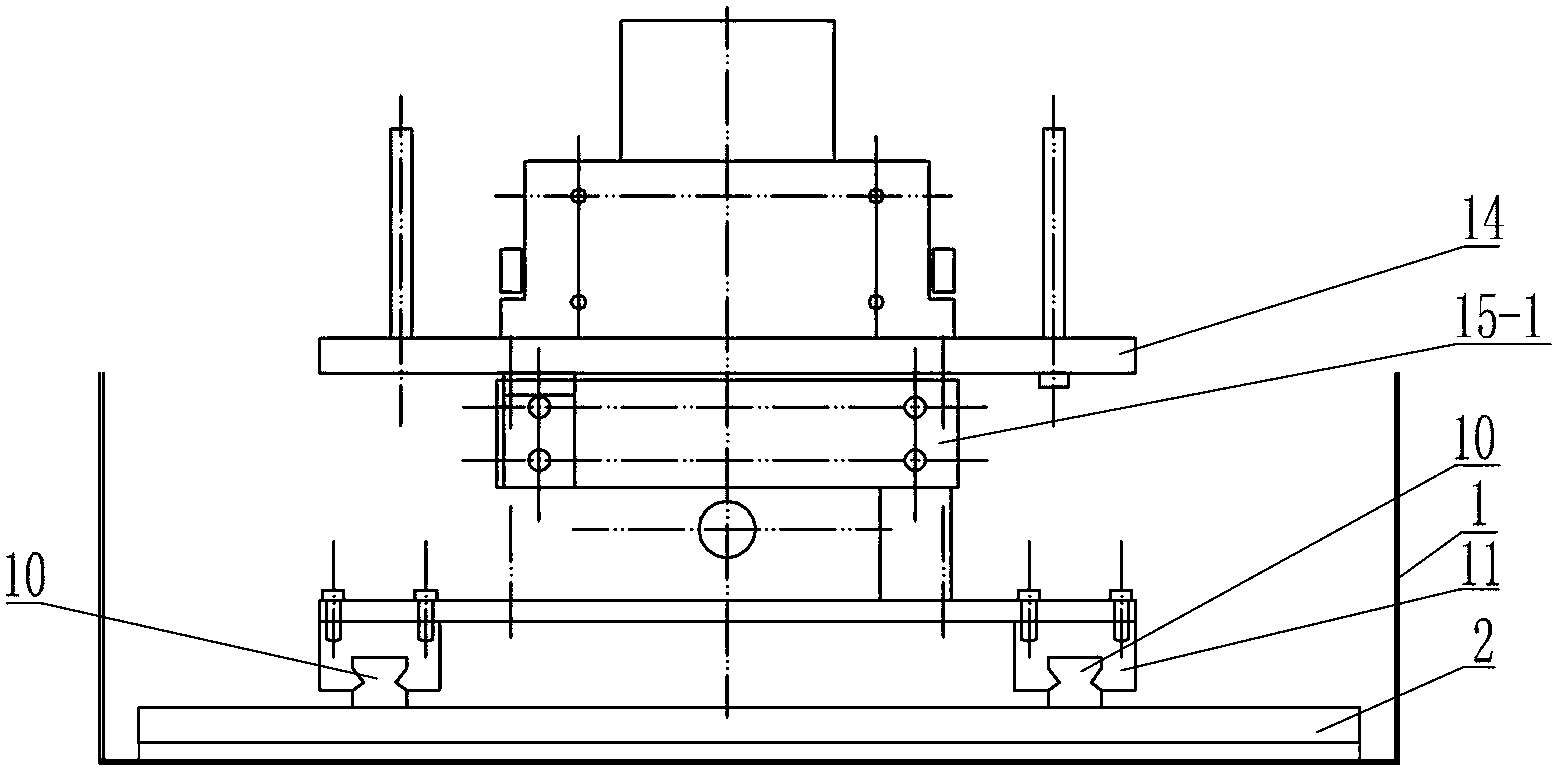 Loading device used in road seam filling material low-temperature performance test