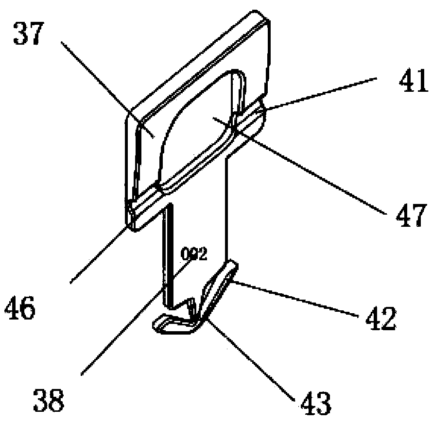 Lock catch device for packaging box