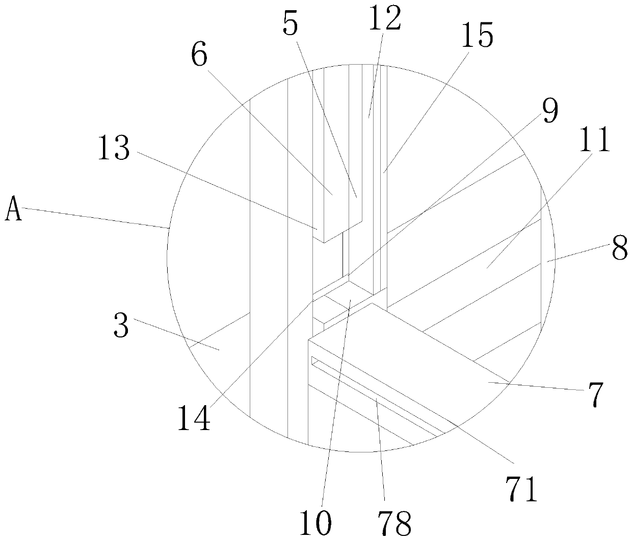 Intelligent property management information issuing device of intelligent community