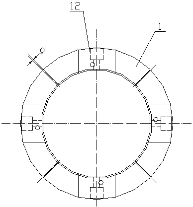 Servo self-locking hydraulic reset mechanism of servo self-locking reinforcement hydraulic oil cylinder