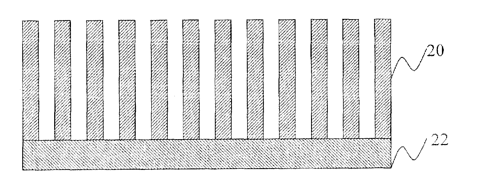 On-track process for patterning hardmask by multiple dark field exposures