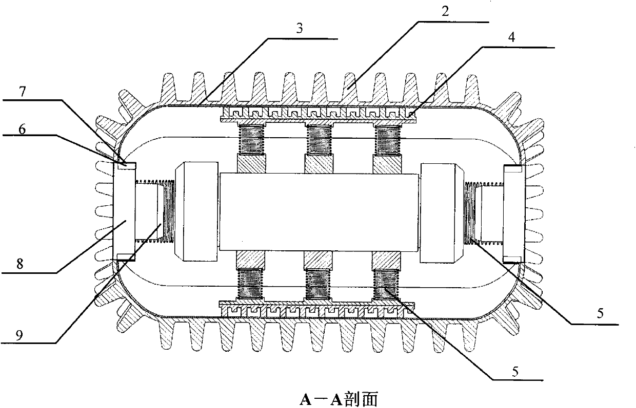 A hedgehog-like shock-absorbing shell suitable for airdrop micro-robots