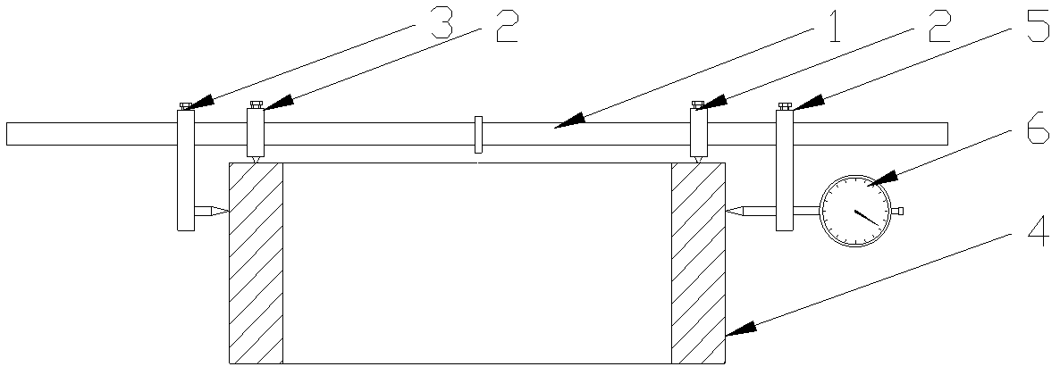 Detection apparatus for heavy and large bearings