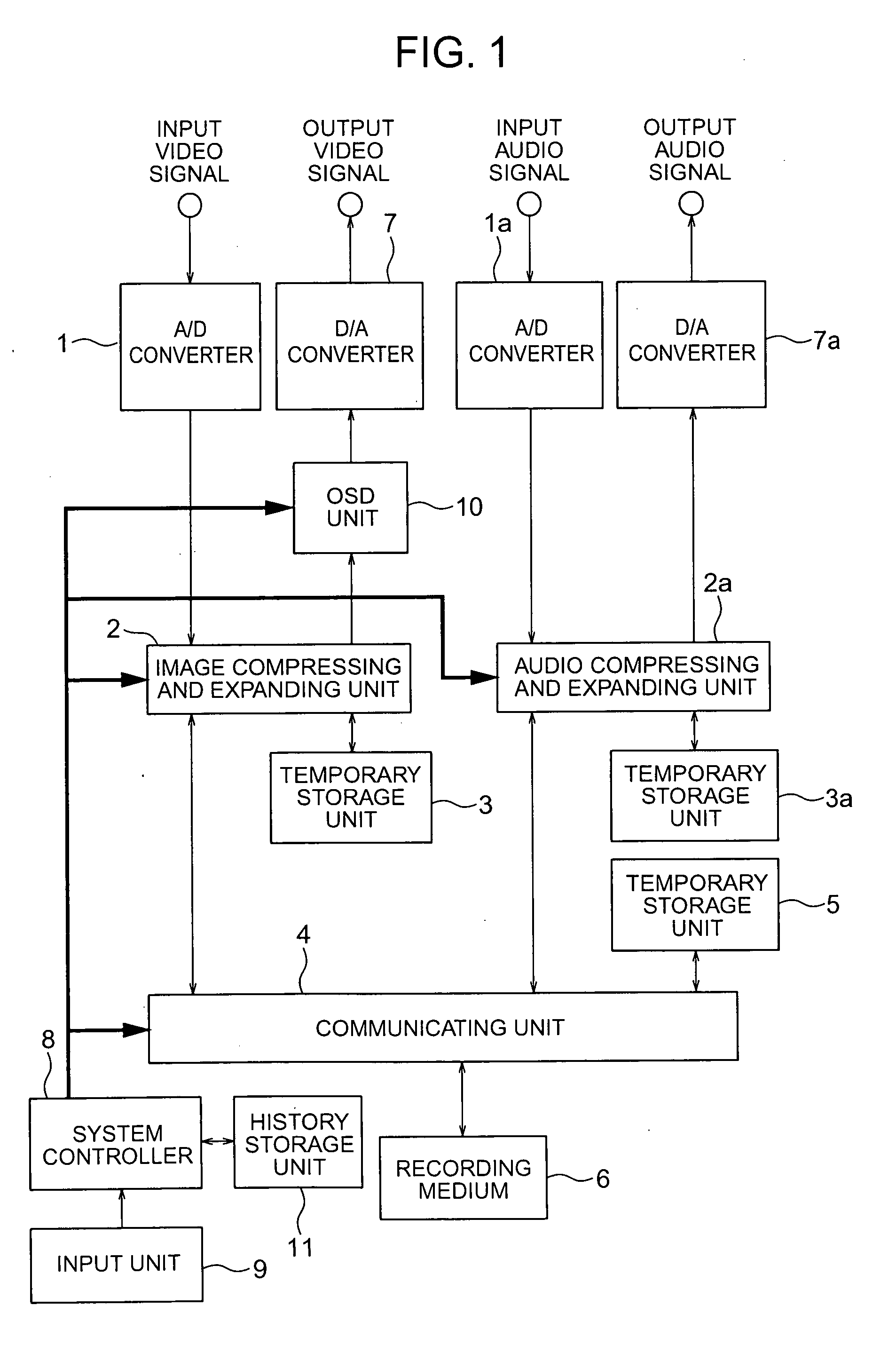 Image and audio recording apparatus