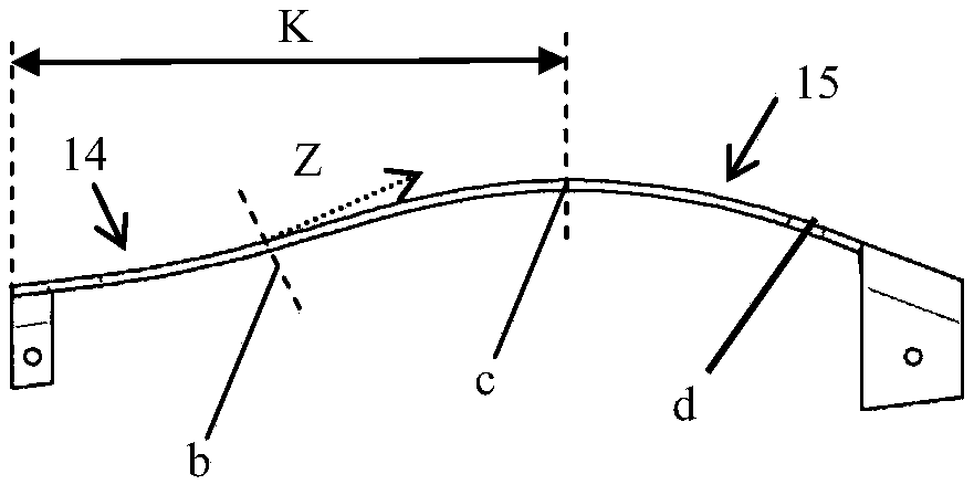 Vehicle flexible shaft fixing structure and vehicle