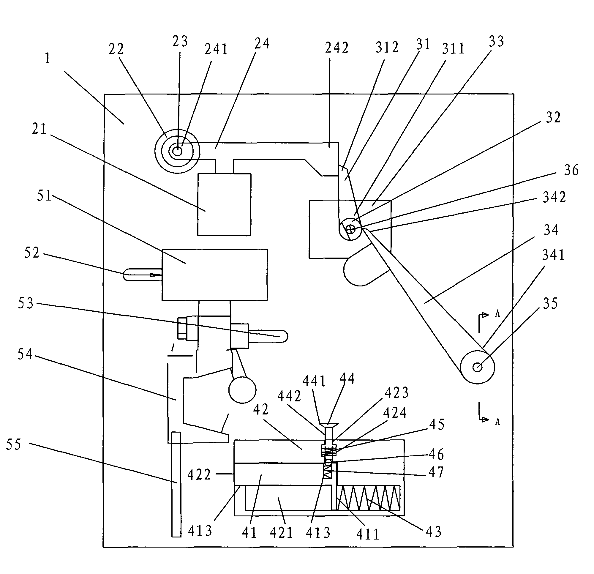 Mechanical time-delay trigger