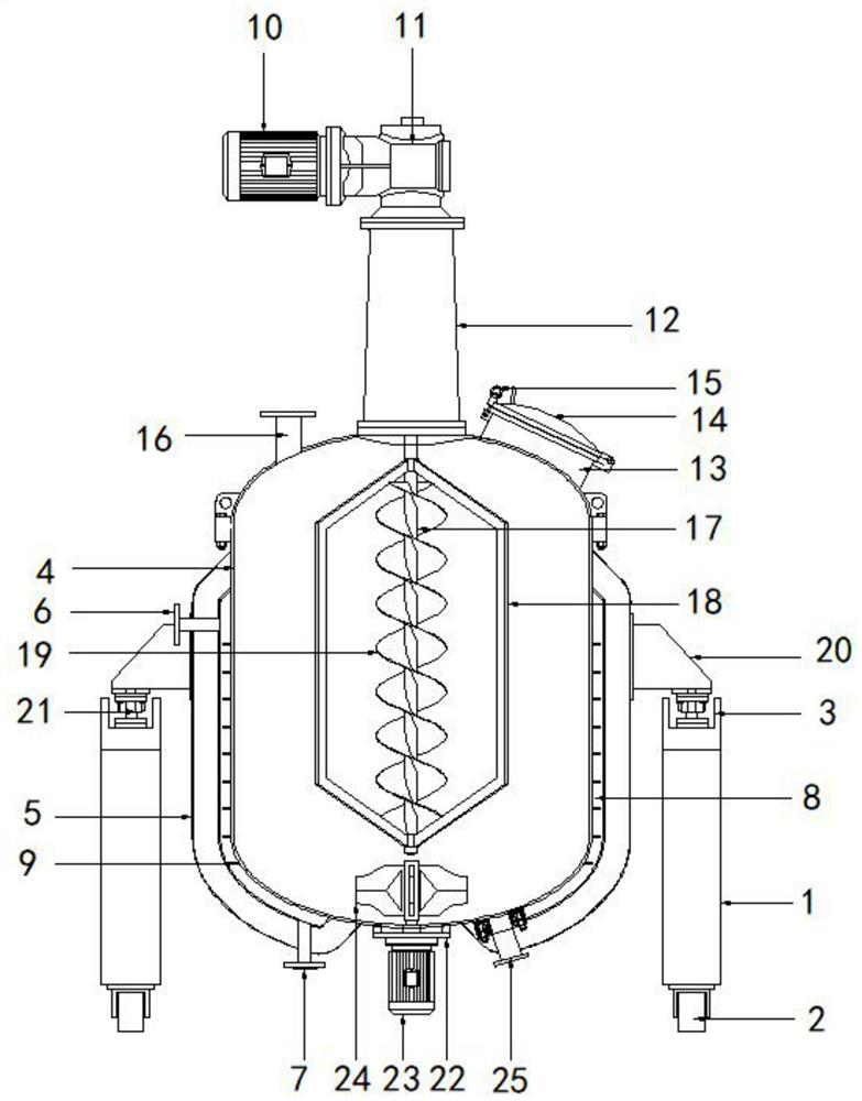 Low temperature sterilization device for honey processing and producing