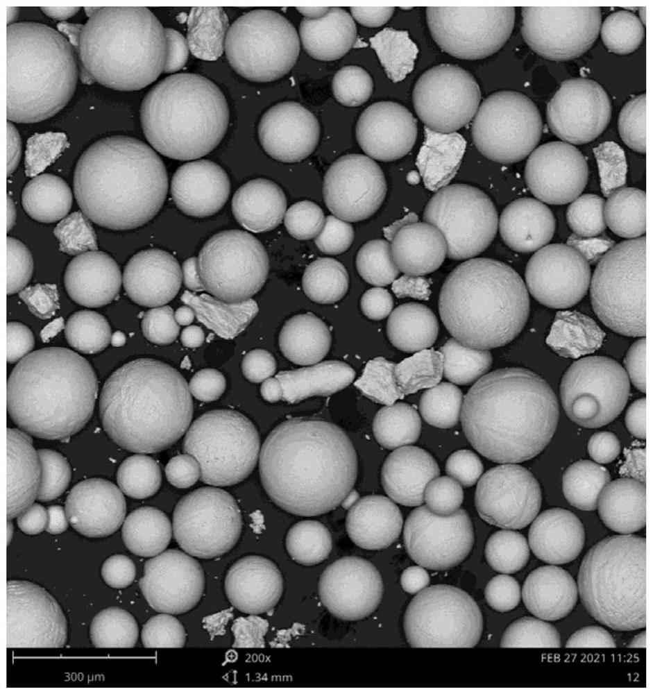 Device for removing irregular particles in spherical powder and removing method for same