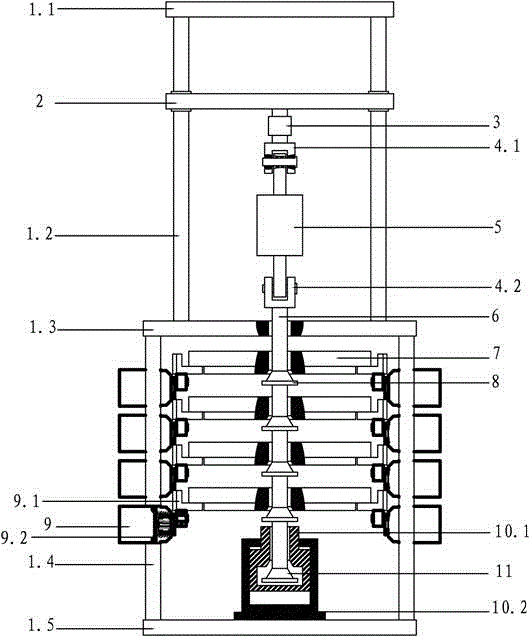 Verification device of static weight and superposition composite hook scale