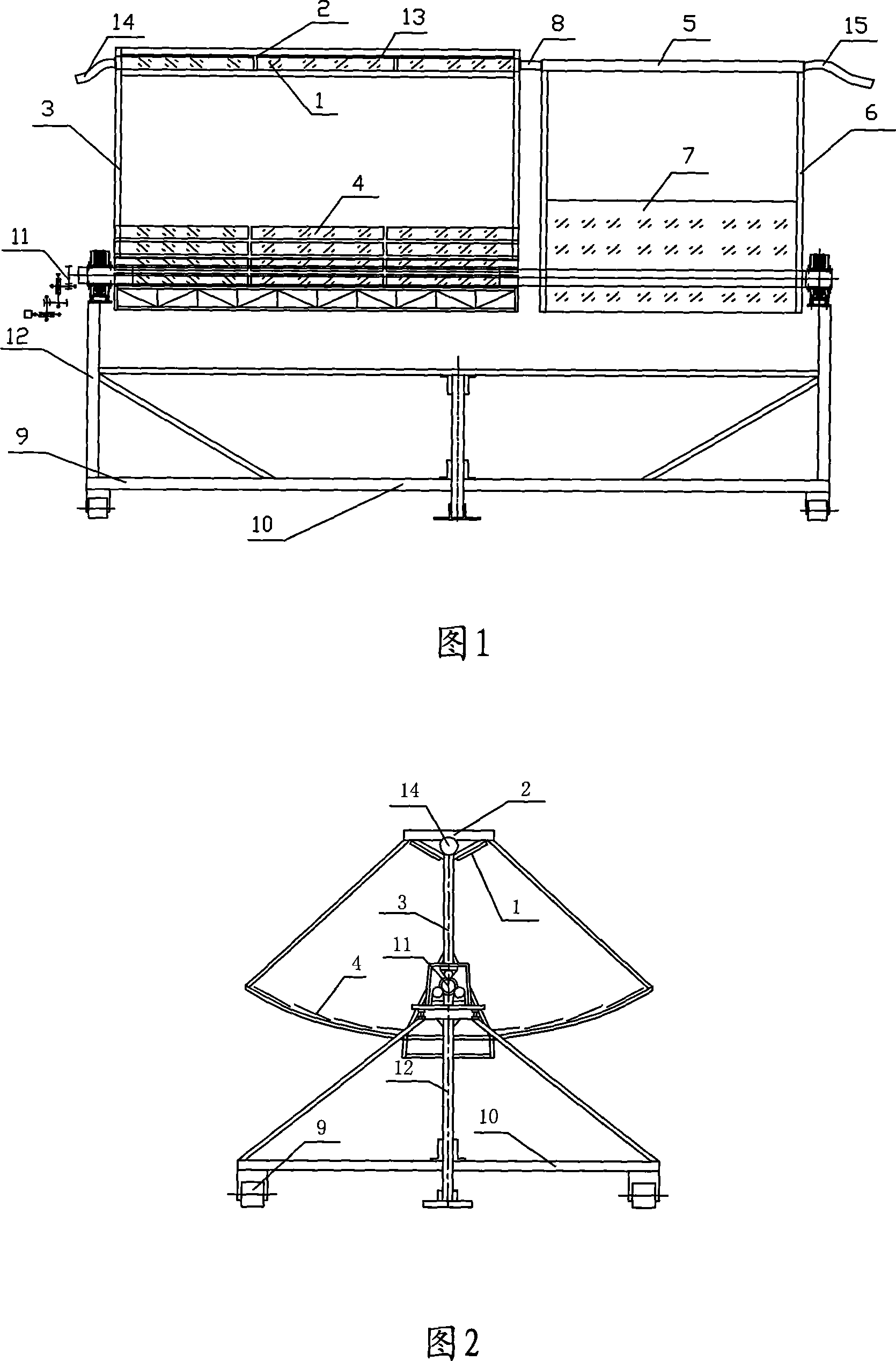 Tracing collection thermoelectric comprehensive utilization system