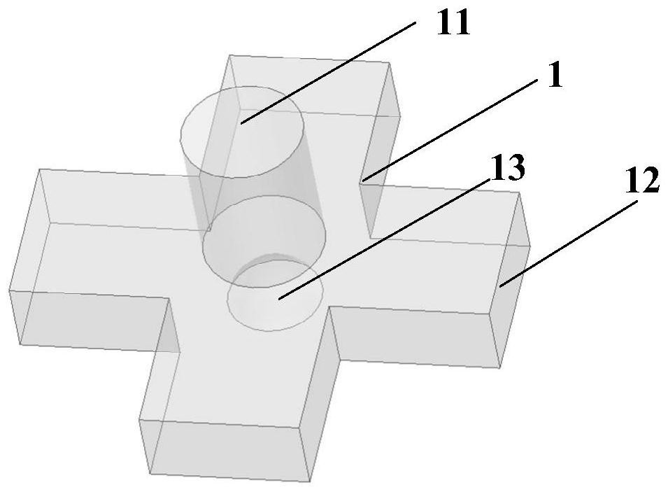 High-power variable-dip-angle continuous section node array antenna