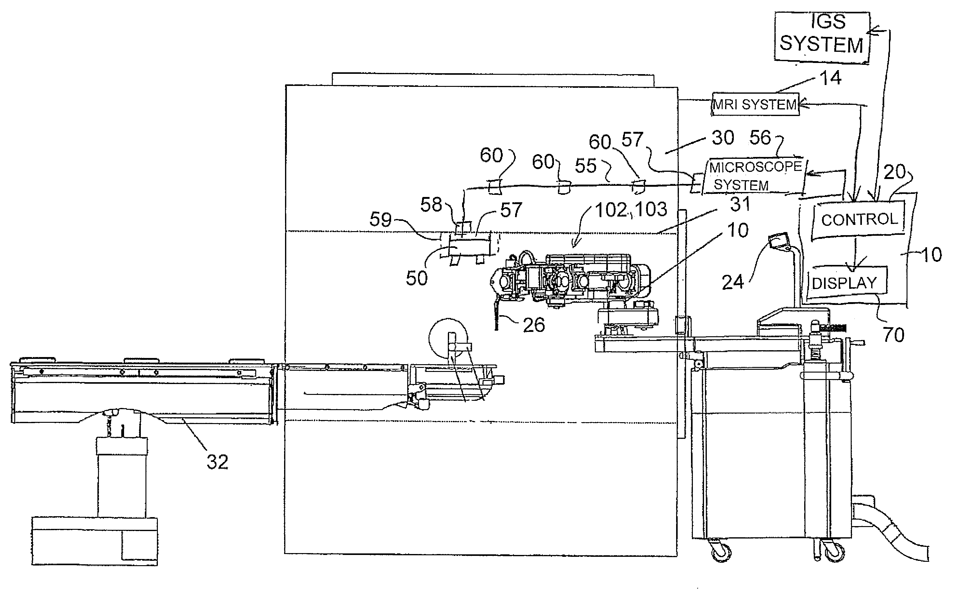 MR Compatible Stereoscopic Viewing Device for use in the Bore of an MR Magnet