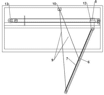 Display suspended ceiling with rotation angle capable of being adjusted