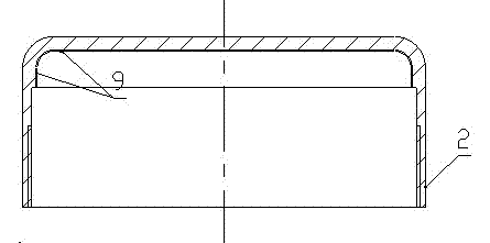 Outdoor water bottle with two kinds of temperatures