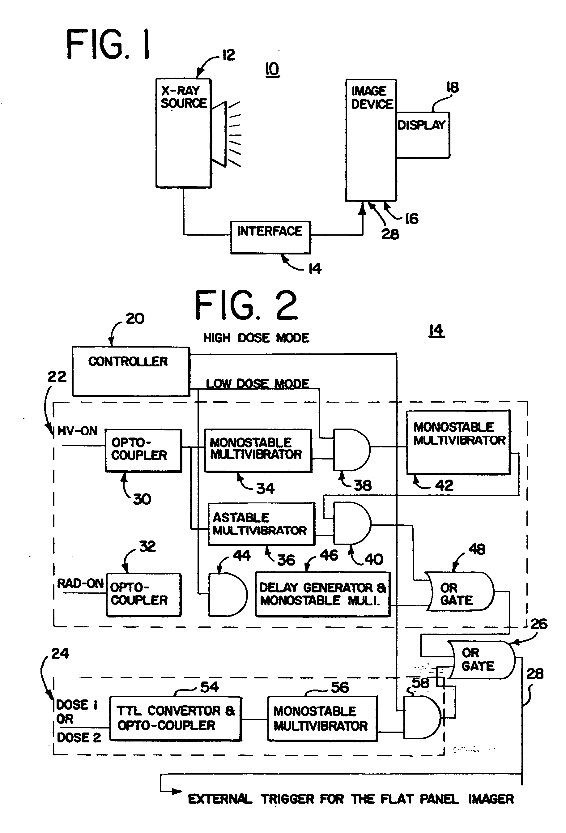 X-ray therapy electronic portal imaging system and method for artifact reduction