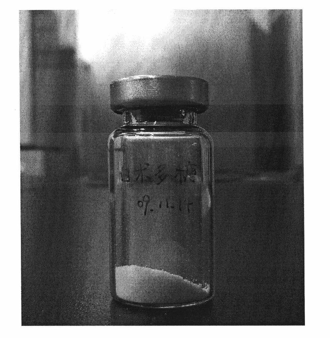 Large-headed atractylodes rhizome polysaccharide and preparation method and application thereof