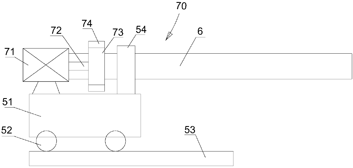 Spray pipe, membrane spray device and membrane spray system for preparing tubular nanofiltration membrane