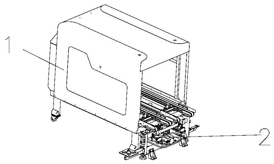 A hand-automatic integrated flower basket silo transmission system and control method