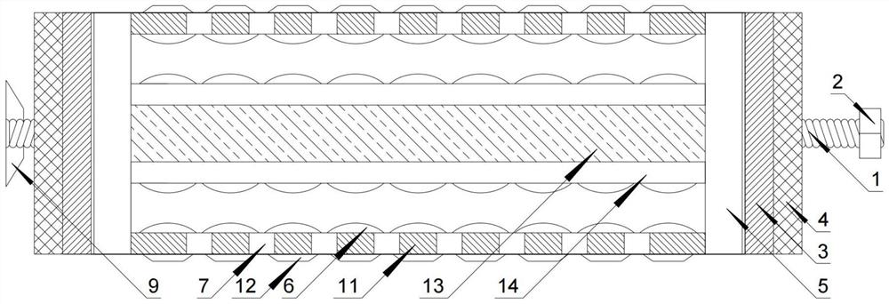 Combined partition frame for indoor space