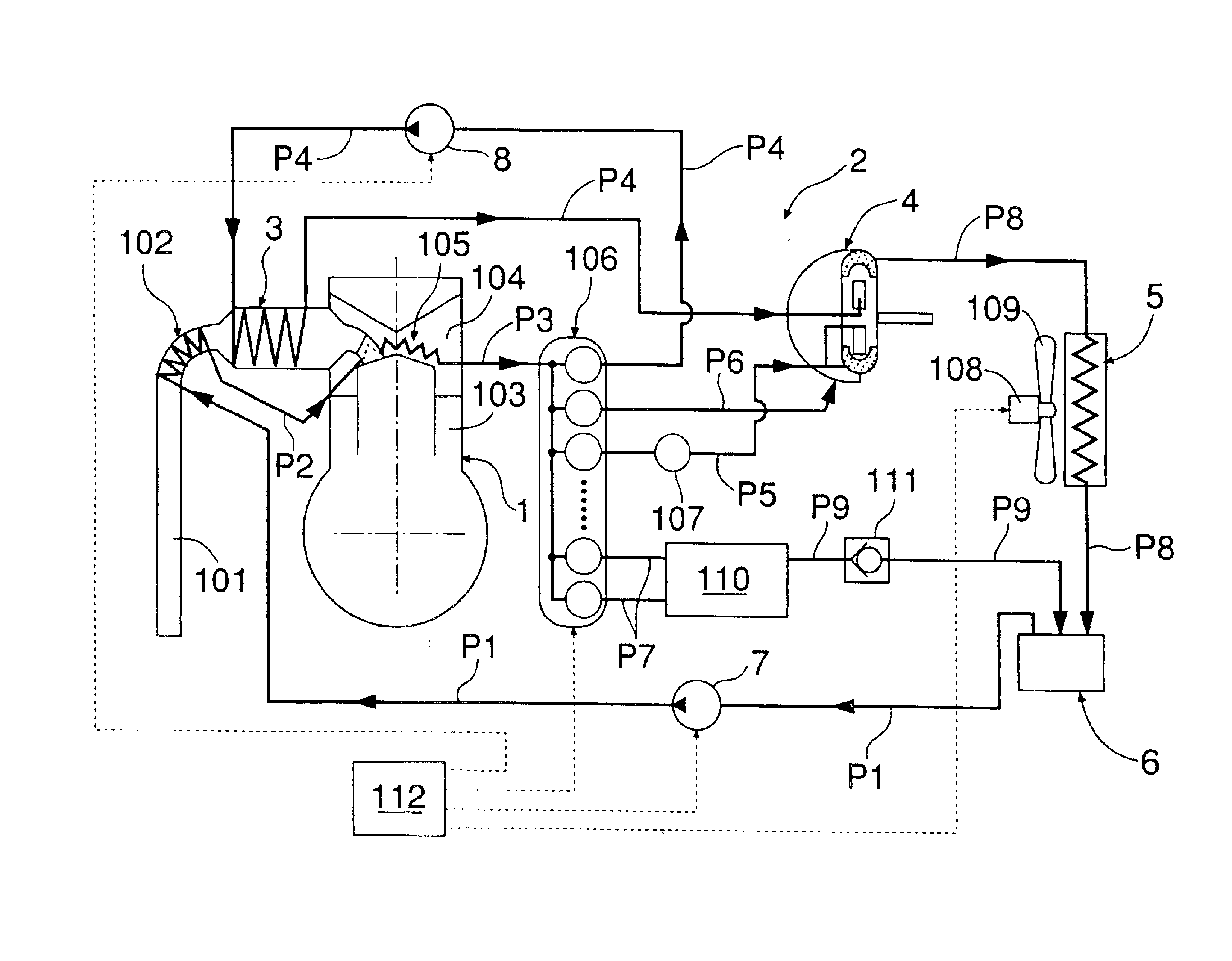 Rankine cycle device of internal combustion engine