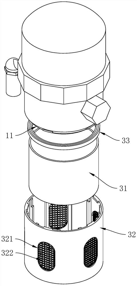 Automatic drainer shell structure