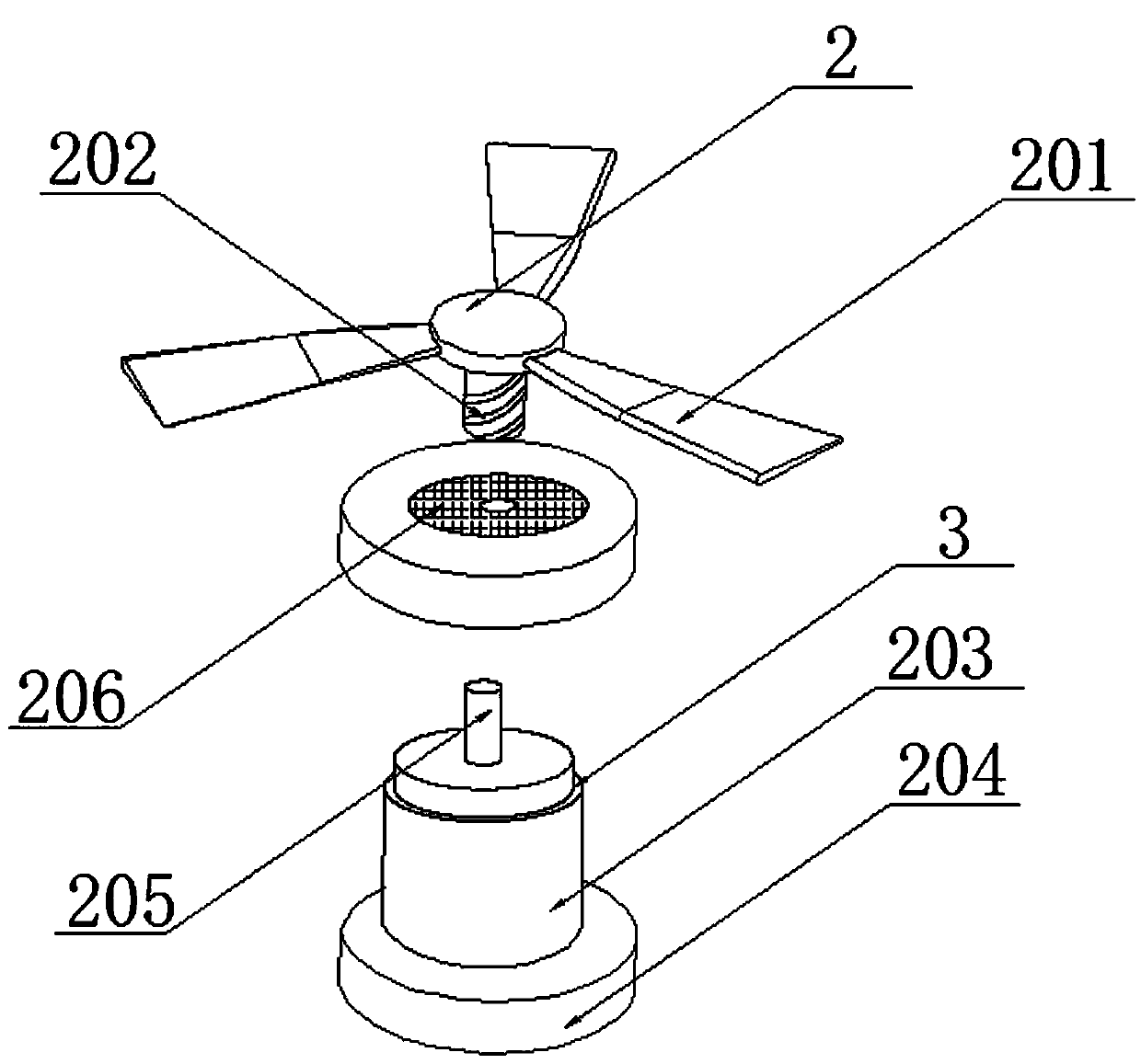 Novel eight-rotor aircraft