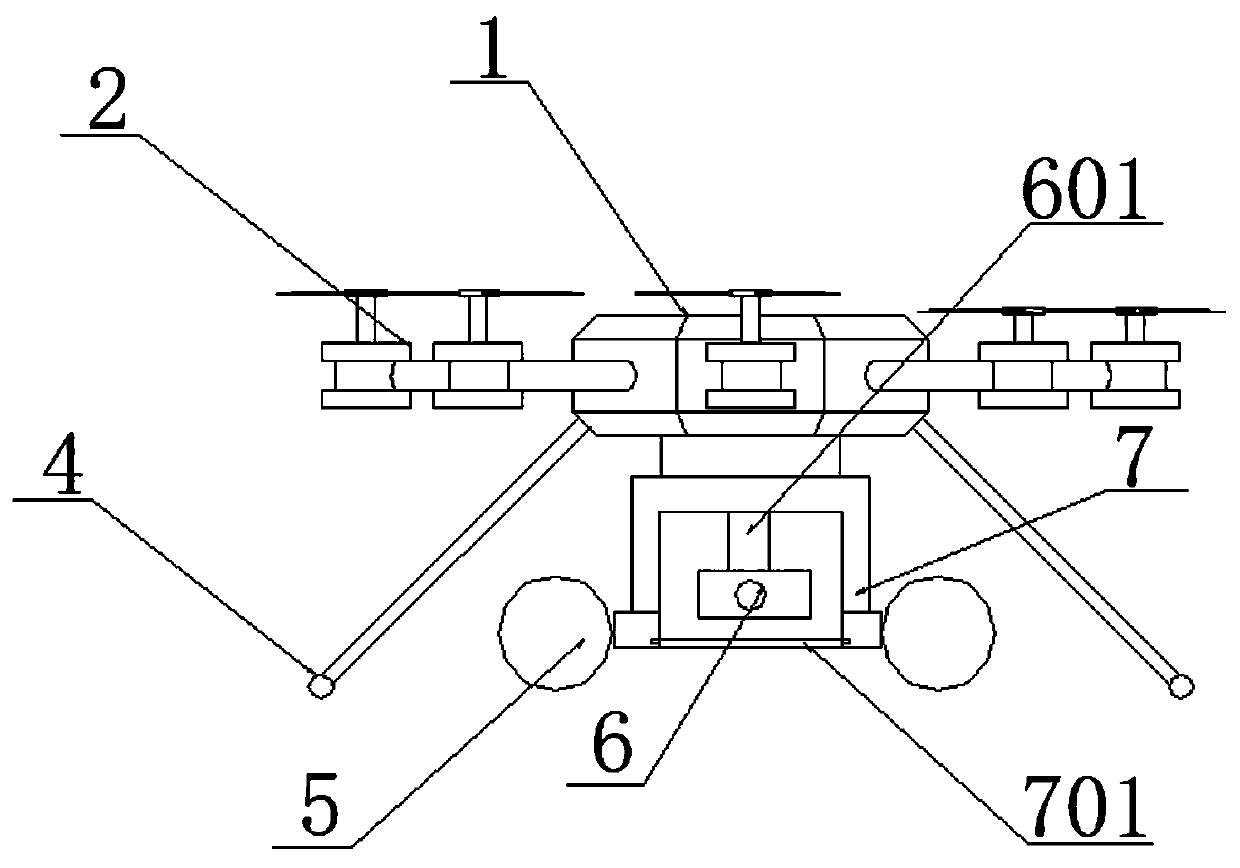 Novel eight-rotor aircraft