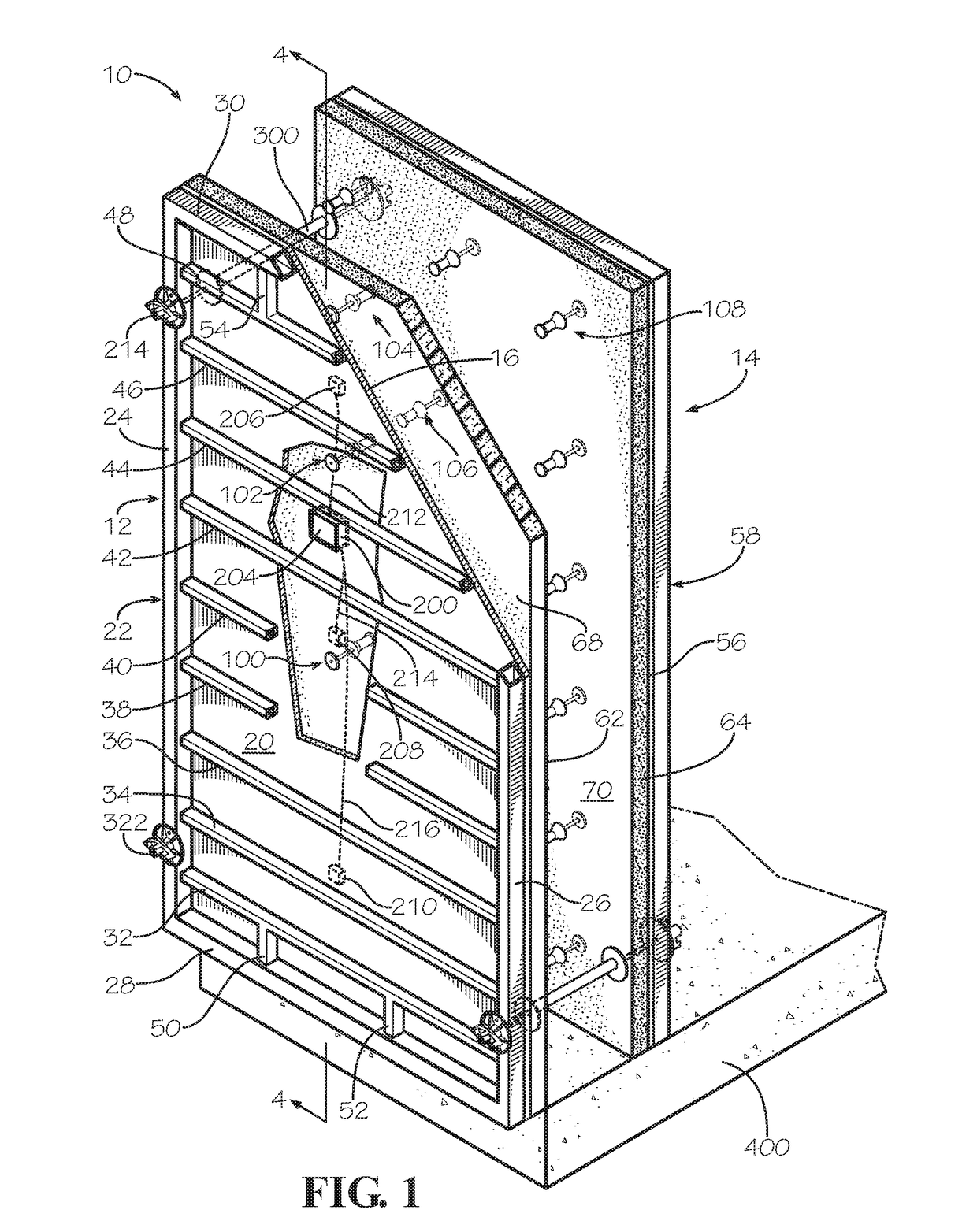 Self-annealing concrete, self-annealing concrete forms, temperature monitoring system for self-annealing concrete forms and method of making and using same