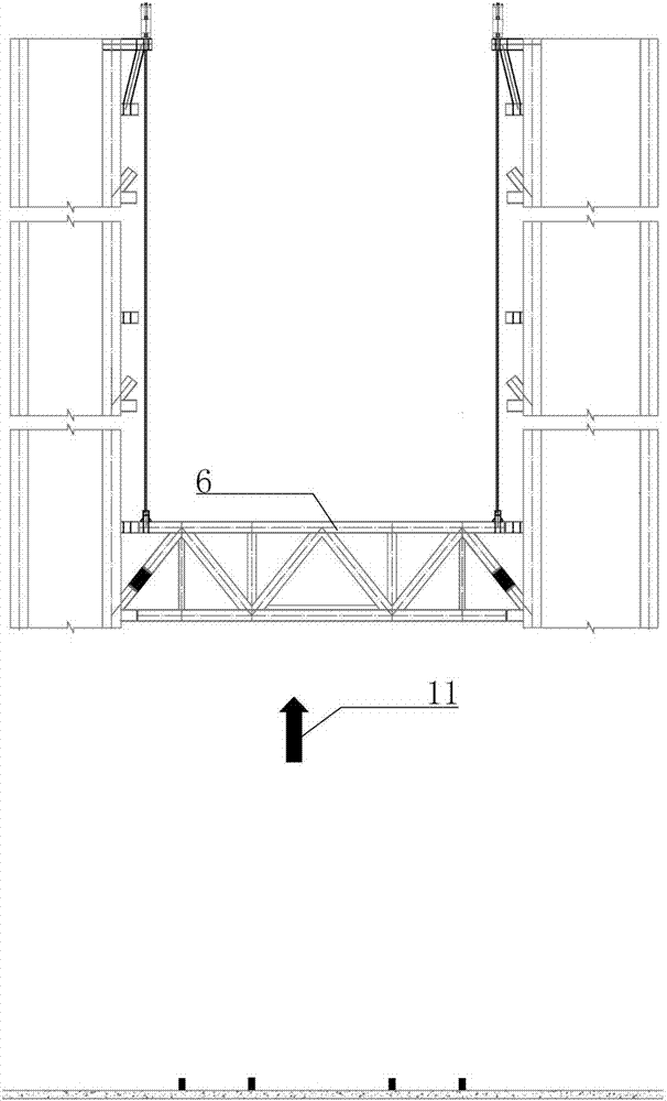 Lifting construction method of plurality of steel galleries between towers