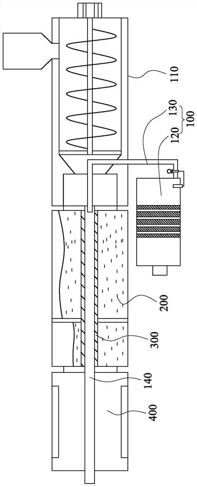 Efficient straw extrusion crystallization system and method