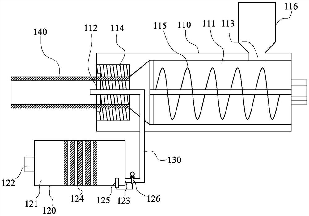 Efficient straw extrusion crystallization system and method