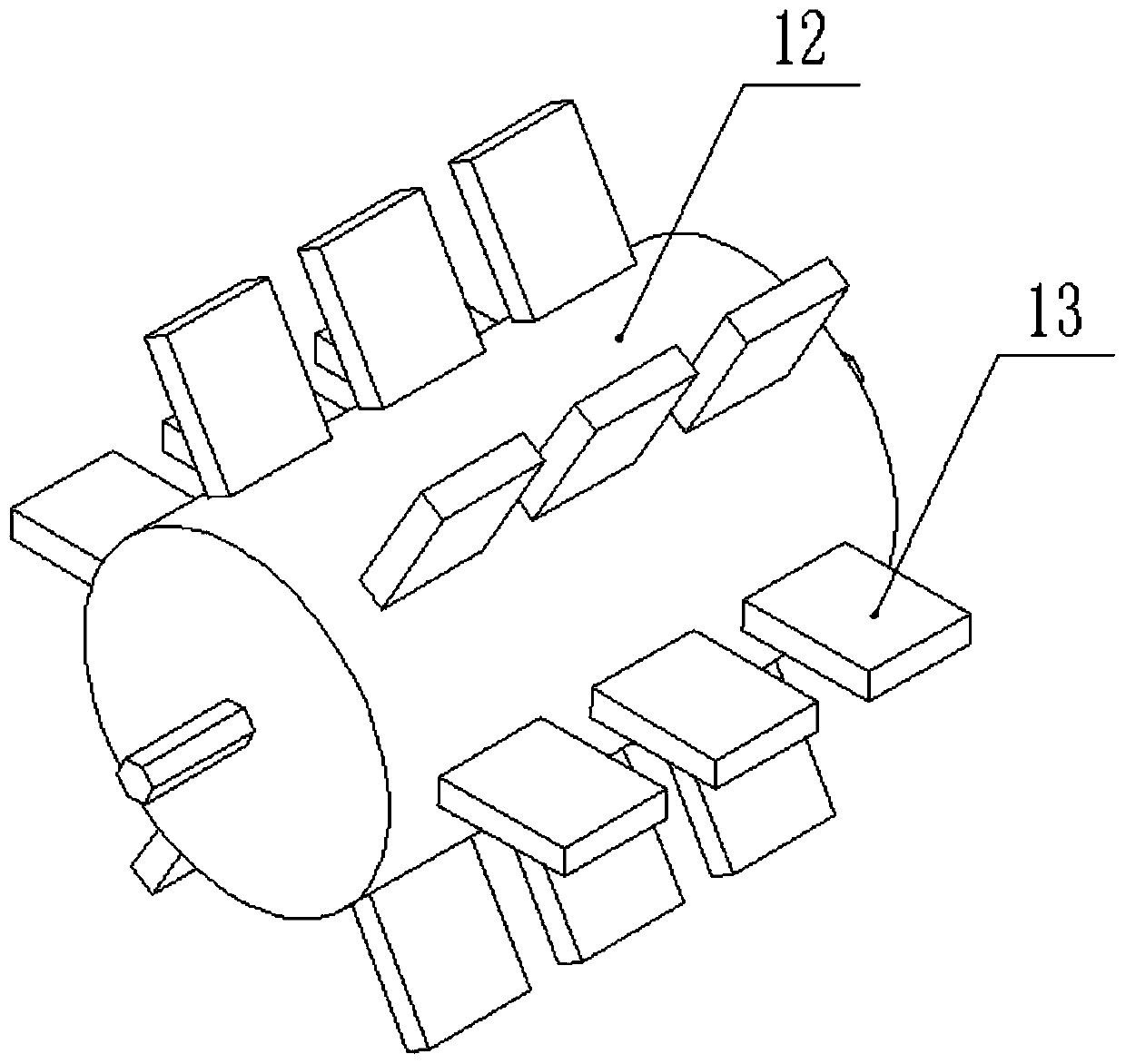 Dust removal device for machining