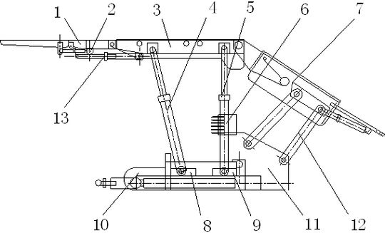 Virtual three-dimensional (3D) linkage display dispatching system for coal mining face