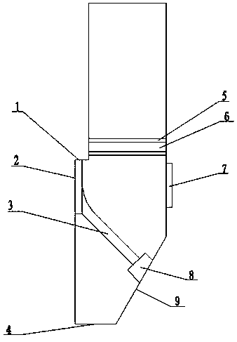 Shaft mechanical tunneling construction method