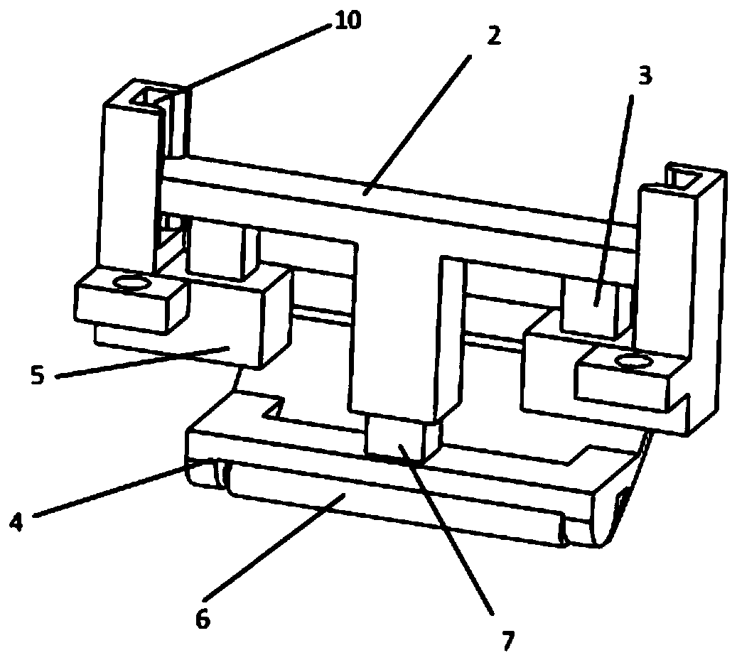 Straddle type monorail automatic ice and snow removing vehicle