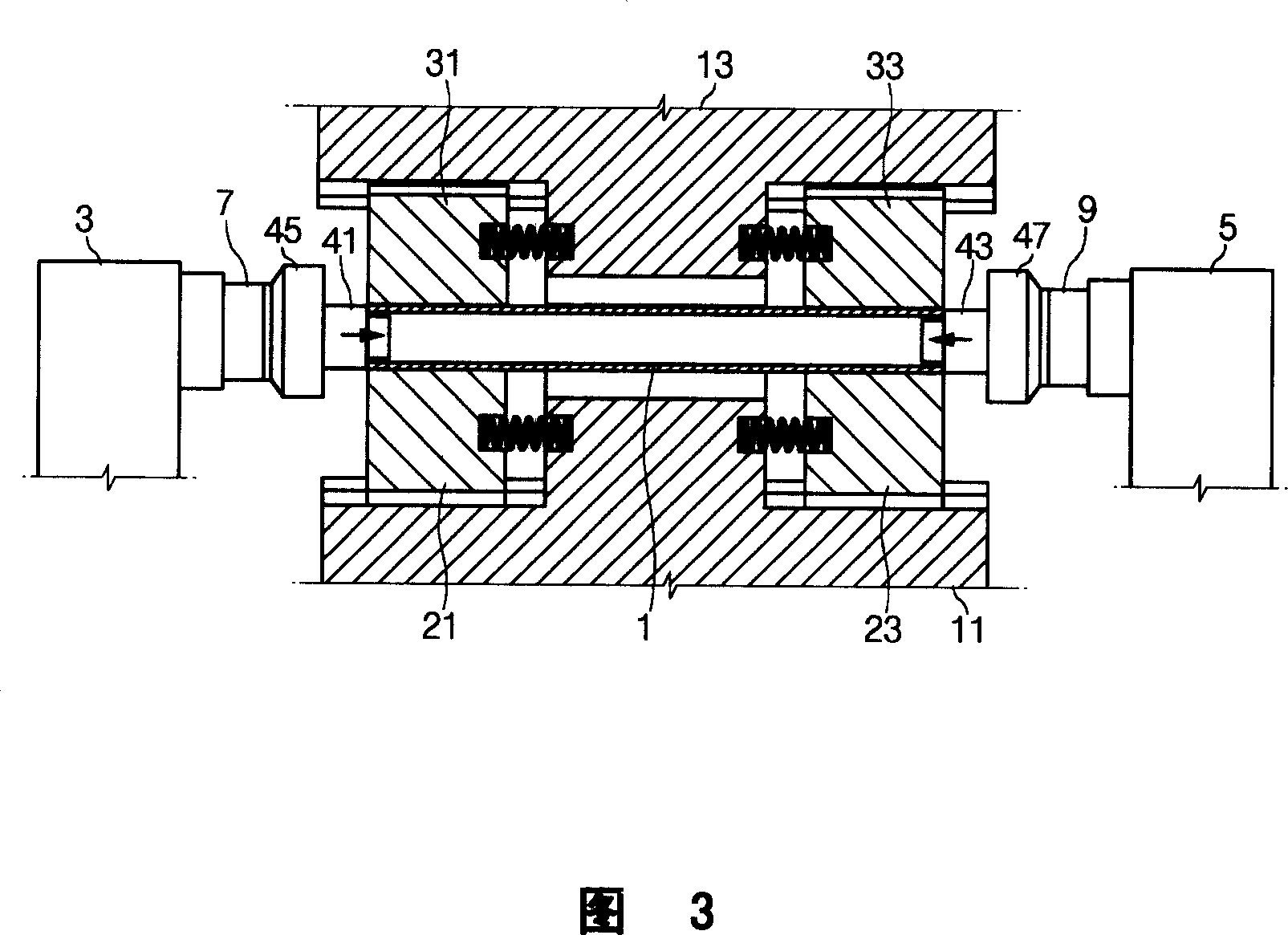 Hydraulic forming press system and press method thereof