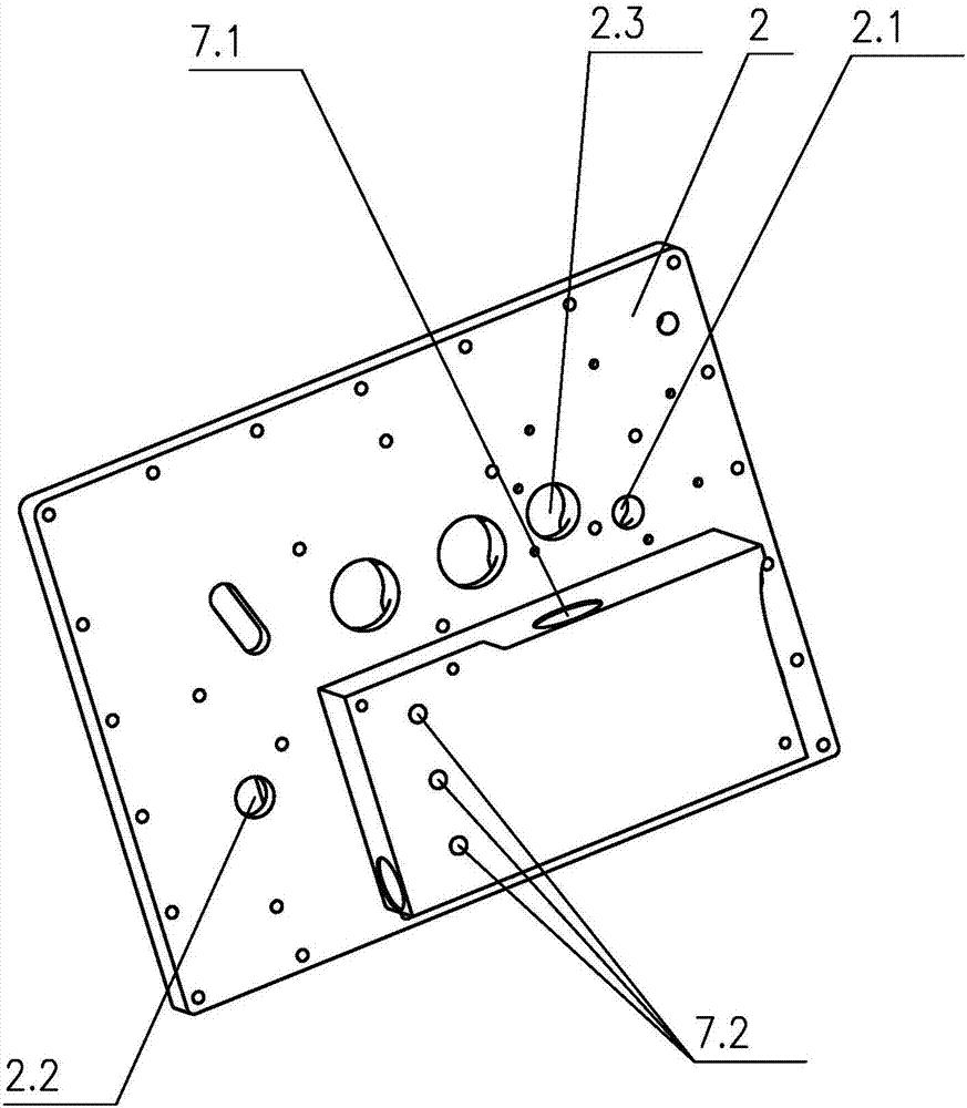 Fuel cell system structure having hydrogen circulation and heat exchange functions