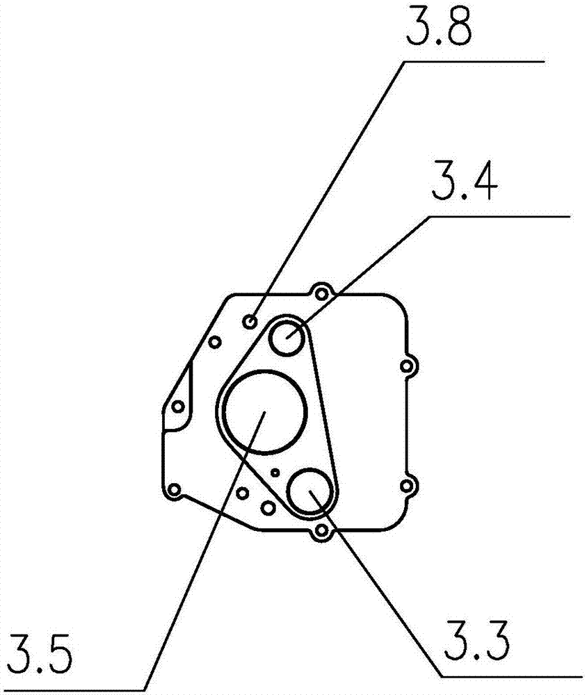 Fuel cell system structure having hydrogen circulation and heat exchange functions