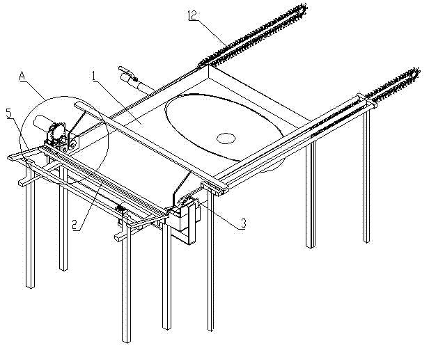 Automatic winding machine of soybean gluten