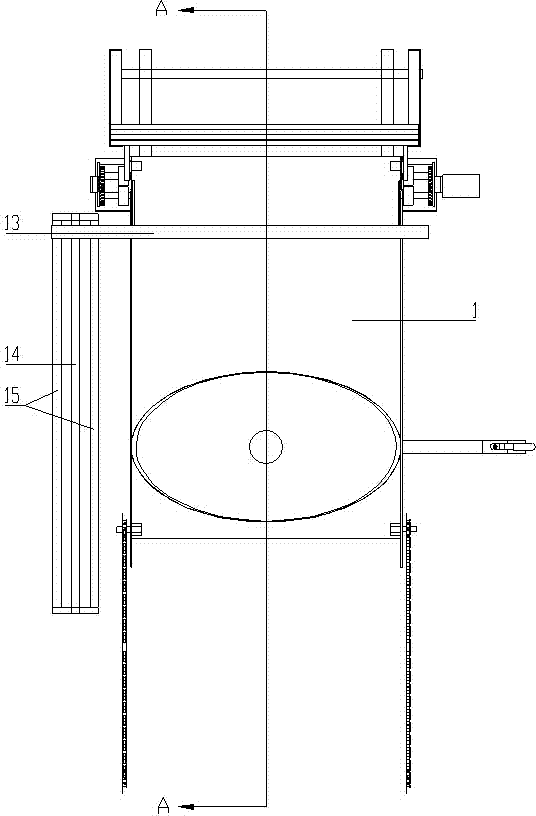 Automatic winding machine of soybean gluten