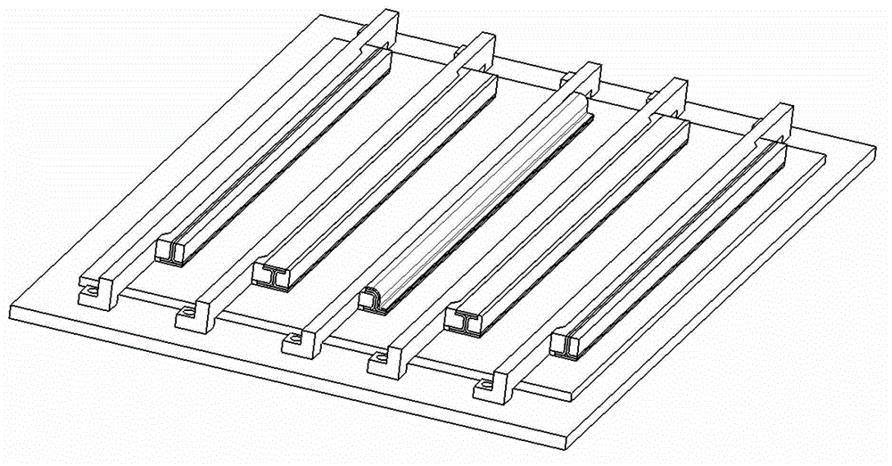 Method for forming control of long joist axial line of composite material stiffened wall panel