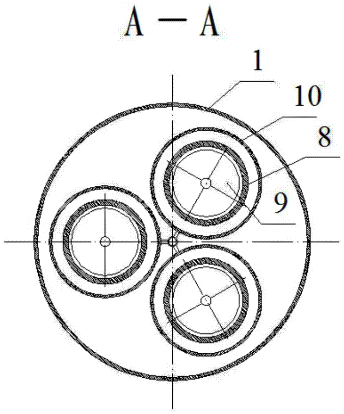 Electrode type molten salt heater