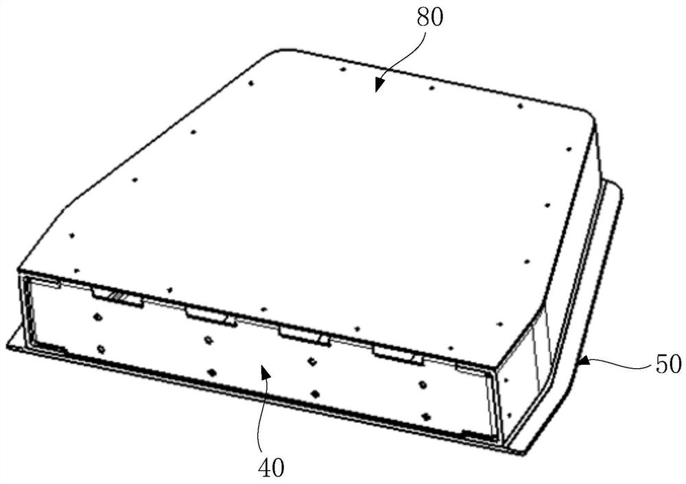 Energy absorption structure, cowcatcher device and railway vehicle