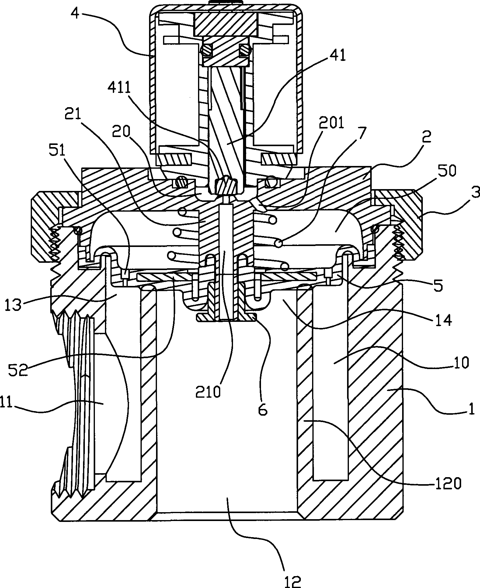 Electromagnetic pilot-operated diaphragm valve