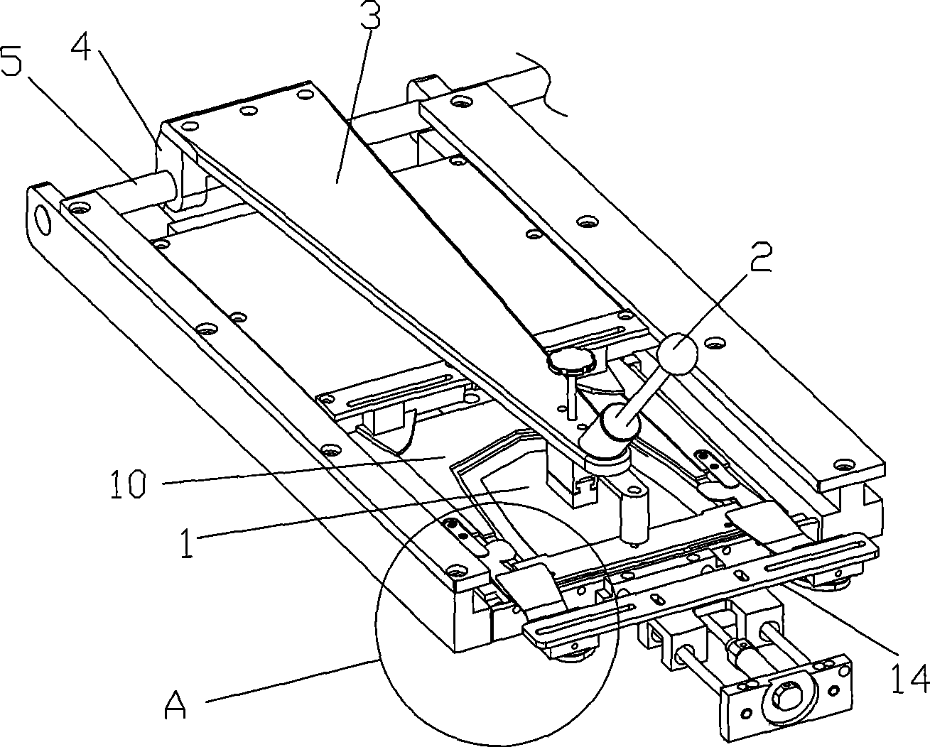 Automatic edge folding mechanism of whole ironing equipment