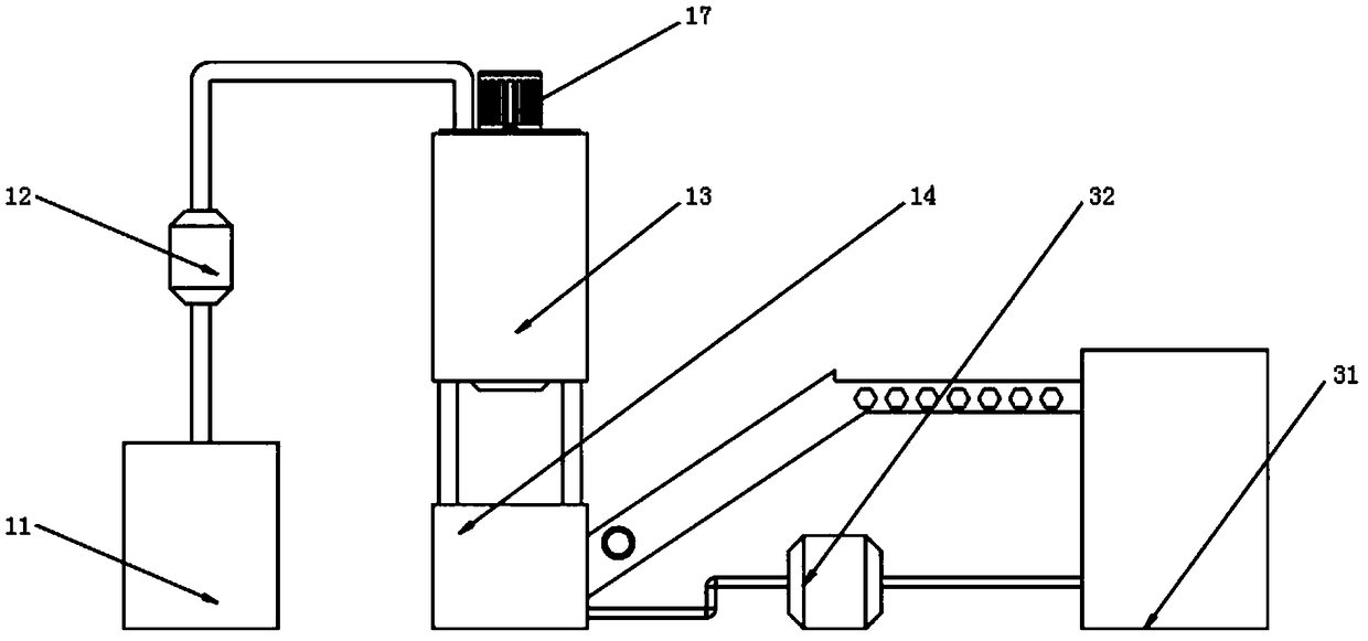 Cleaning and separating device for pigskin as raw material for manufacturing collagen