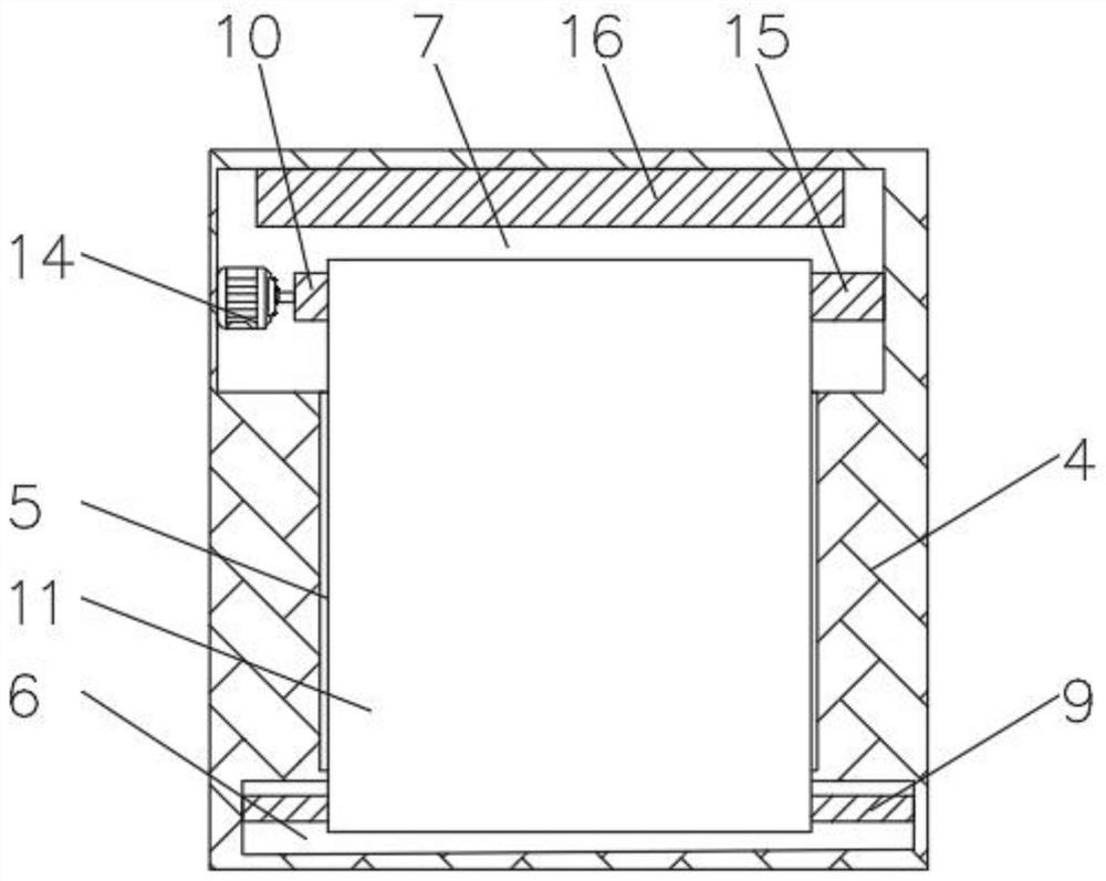 A building enclosure with good advertising effects for convenient calibration of the center of gravity and anti-deviation