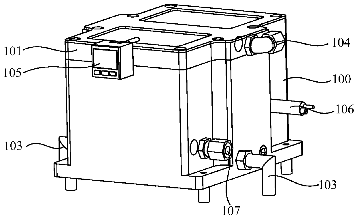 Ink box and sand mold 3D printing machine